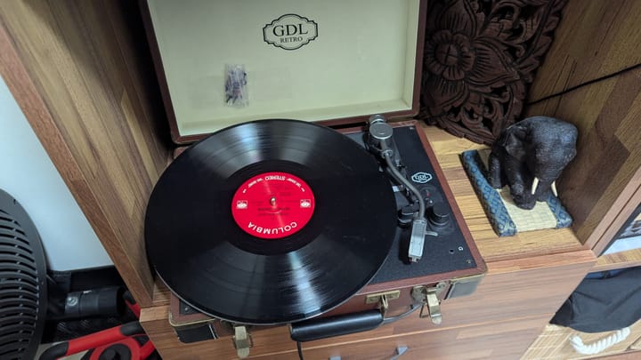 My 'new' used record player